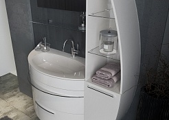 De Aqua Мебель для ванной Эскалада 100 R, зеркало Экстра EXT G 100 F – фотография-11