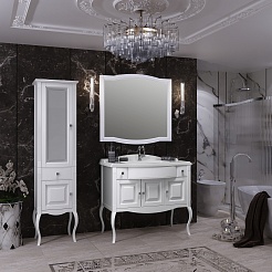 Opadiris Мебель для ванной Лаура 100 белая – фотография-3