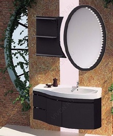 Aquanet Мебель для ванной Опера 115 R черная (169419) – фотография-2