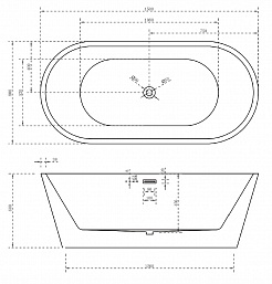 ABBER Акриловая ванна AB9203-1.5 150x80 – фотография-4