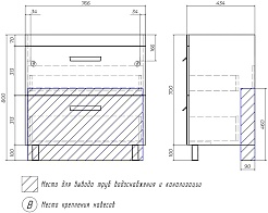 Vigo Мебель для ванной Nova 2-800 2 ящика белая – фотография-17