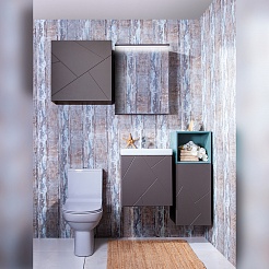 Бриклаер Мебель для ванной Кристалл 50 – фотография-3