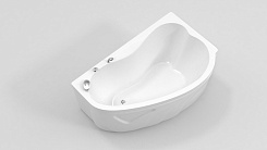 BellSan Акриловая ванна Дарина 165x110 L с гидромассажем – фотография-2