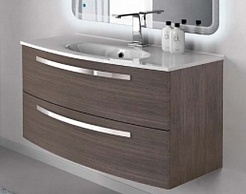 Cezares Мебель для ванной COMFORT 100 Larice, раковина Bianco – фотография-2