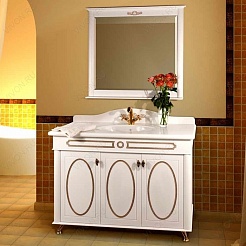 Водолей Мебель для ванной "Анжелика 110" F-1 красная – фотография-3
