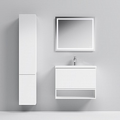 Am.Pm Мебель для ванной Gem 75 глянец белый, с 1 ящиком – фотография-2