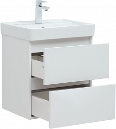 Aquanet Мебель для ванной Вега 70 подвесная белая глянцевая – фотография-13