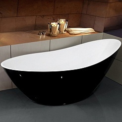 Esbano Акриловая ванна London 180x80 черная – фотография-1
