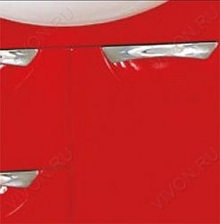 Misty Тумба с раковиной Жасмин 65 красная, пленка – фотография-2
