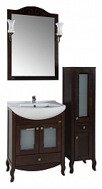 ASB-Woodline Зеркало для ванной Флоренция 65 бук тироль, массив ясеня – фотография-2