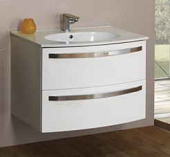 Cezares Мебель для ванной COMFORT 75 Bianco Lucido, раковина Bianco – фотография-2