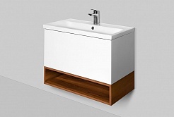 Am.Pm Мебель для ванной Gem 60 глянцевый белый, с 1 ящиком – фотография-14