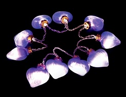Feron Гирлянда Сердце CL551 10 LED, фиолетовый – фотография-1