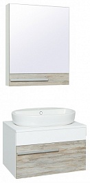 Runo Мебель для ванной Вудлайн 65 (Caspia 60 OVAL) – фотография-1