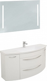 De Aqua Мебель для ванной Лонг 140, зеркало Экстра EXT V 150 F – фотография-1