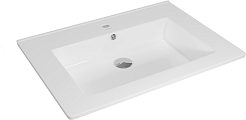 СанТа Мебель для ванной Вегас 65 подвесная с зеркальным шкафом Стандарт 70 белая – фотография-5