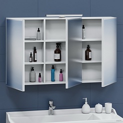 СанТа Мебель для ванной Лондон 120 подвесная белая – фотография-9
