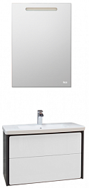Roca Мебель для ванной Ronda 80 белый/серый, зеркало – фотография-1