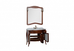 Demax Мебель для ванной "Версаль NEW 110" сerezo витраж (173317) – фотография-8