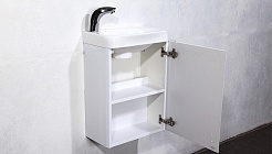 Velvex Мебель для ванной Bio 40, зеркало-шкаф – фотография-4