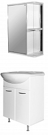 Mixline Мебель для ванной Стандарт 55 L – фотография-1
