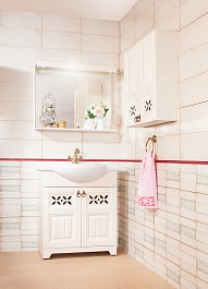 Бриклаер Мебель для ванной Кантри 80 – фотография-8