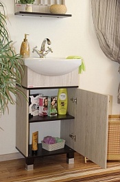 Sanflor Мебель для ванной Толедо 50 R венге, орегон – фотография-3