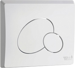 WeltWasser Инсталляция для унитаза Marberg 410 RD WT с белой глянцевой клавишей смыва – фотография-2