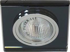Feron Встраиваемый светильник Декоративное стекло 8170-2 серый, серебро – фотография-1