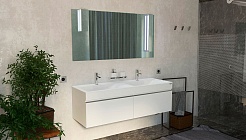Velvex Мебель для ванной Pulsus 140 белая – фотография-5