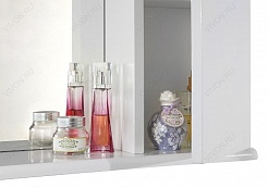 Водолей Зеркальный шкаф Лира 105 белый – фотография-3