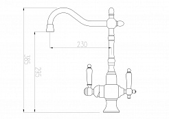 Zorg Смеситель для кухни "Clean Water ZR 336 YF-50" – фотография-2
