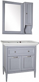 ASB-Woodline Мебель для ванной Гранда 85, шкафчик, grigio серый – фотография-1