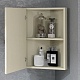 Opadiris Зеркало-шкаф для ванной Клио 45 L слоновая кость – картинка-11