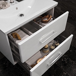 Opadiris Мебель для ванной Арабеско 70 подвесная белая – фотография-6