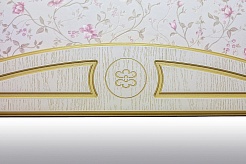 Sanflor Мебель для ванной Адель 100 белая, патина золото – фотография-10