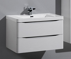 BelBagno Мебель для ванной ANCONA-N 1000 Bianco Lucido, подсветка – фотография-2