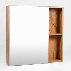 Viant Мебель для ванной Бостон 80 1 ящик подвесная белая/дуб вотан – фотография-10