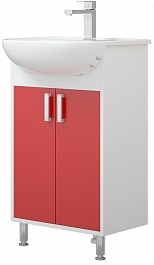 Corozo Мебель для ванной Колор 50, красная – фотография-4