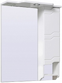 Runo Зеркальный шкаф Стиль 65 R белый – фотография-1