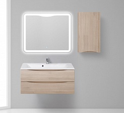 BelBagno Шкаф для ванной FLY-MARINO-750 R Rovere grigio – фотография-3