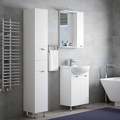 Corozo Мебель для ванной Лея 50 белая – фотография-2