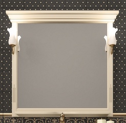 Opadiris Зеркало для ванной Риспекто 100 слоновая кость – фотография-1