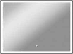 Continent Зеркало Frame Silver Led 800x600 – фотография-1