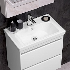 Opadiris Мебель для ванной Фреш 60 подвесная белая – фотография-6