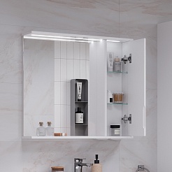Volna Мебель для ванной Joli 70.2D R белая – фотография-15