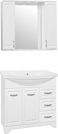 Style Line Мебель для ванной Олеандр-2 90 белая – фотография-1
