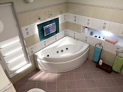 Bas Акриловая ванна Вектра 150 R – фотография-4