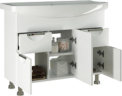 Mixline Мебель для ванной Этьен 105 белая – фотография-3