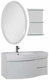 Aquanet Мебель для ванной Опера 115 L с ящиком белая (169448) – фотография-1
